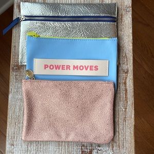 3 Ipsy Cosmetic Bags with Free Face Mask